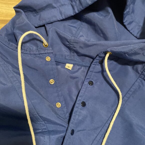 Patagonia Vintage 80s/90s Blue Hooded Pullover Jacket Small S - Picture 4 of 7